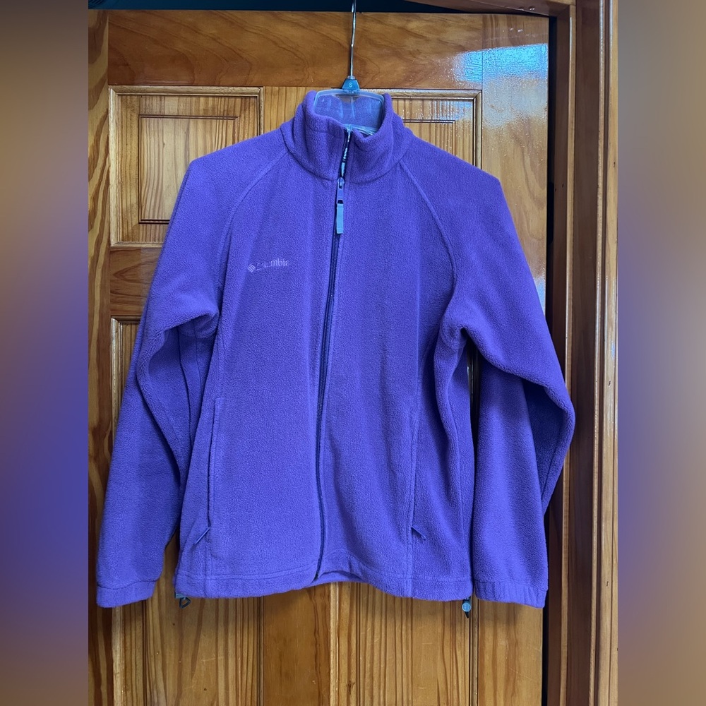 Columbia Purple Full-Zip Women's Fleece Jacket